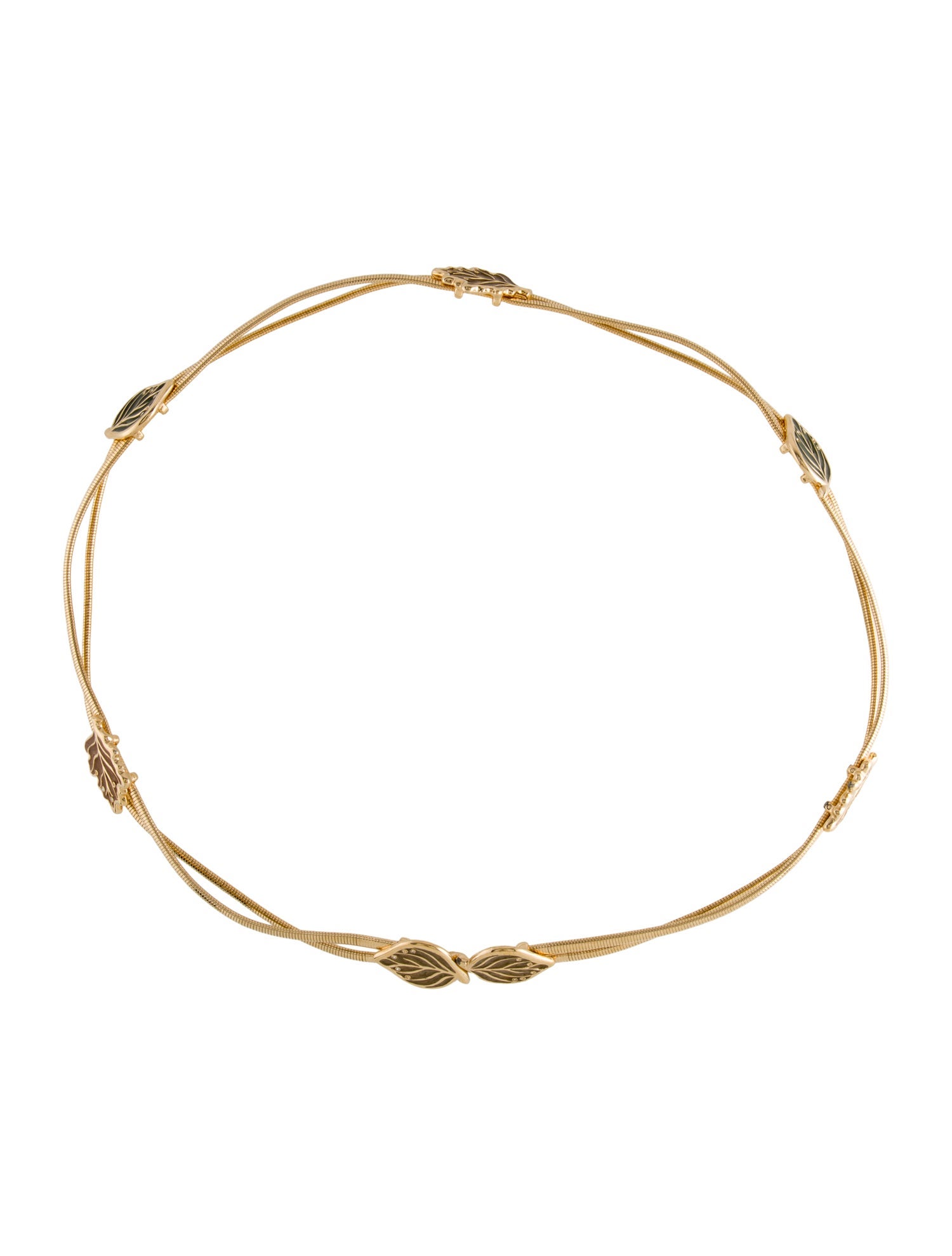 Judith Leiber Skinny Metal Waist Belt