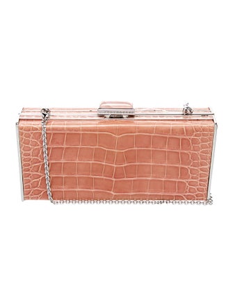 Judith Leiber Alligator Minaudière