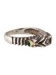 Judith Leiber Emerald Zebra Cocktail Ring