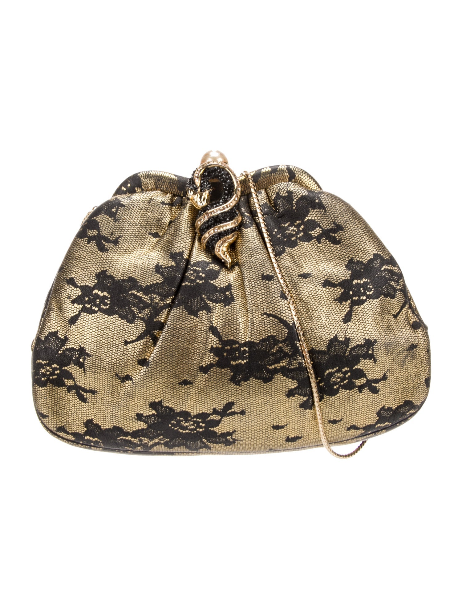 Judith Leiber Leather Minaudière