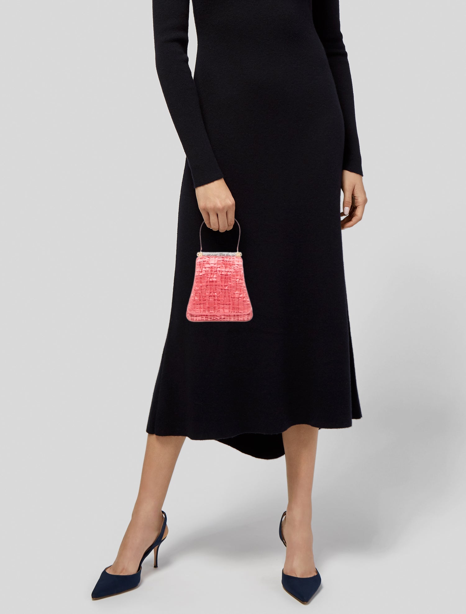 Judith Leiber Satin Evening Bag