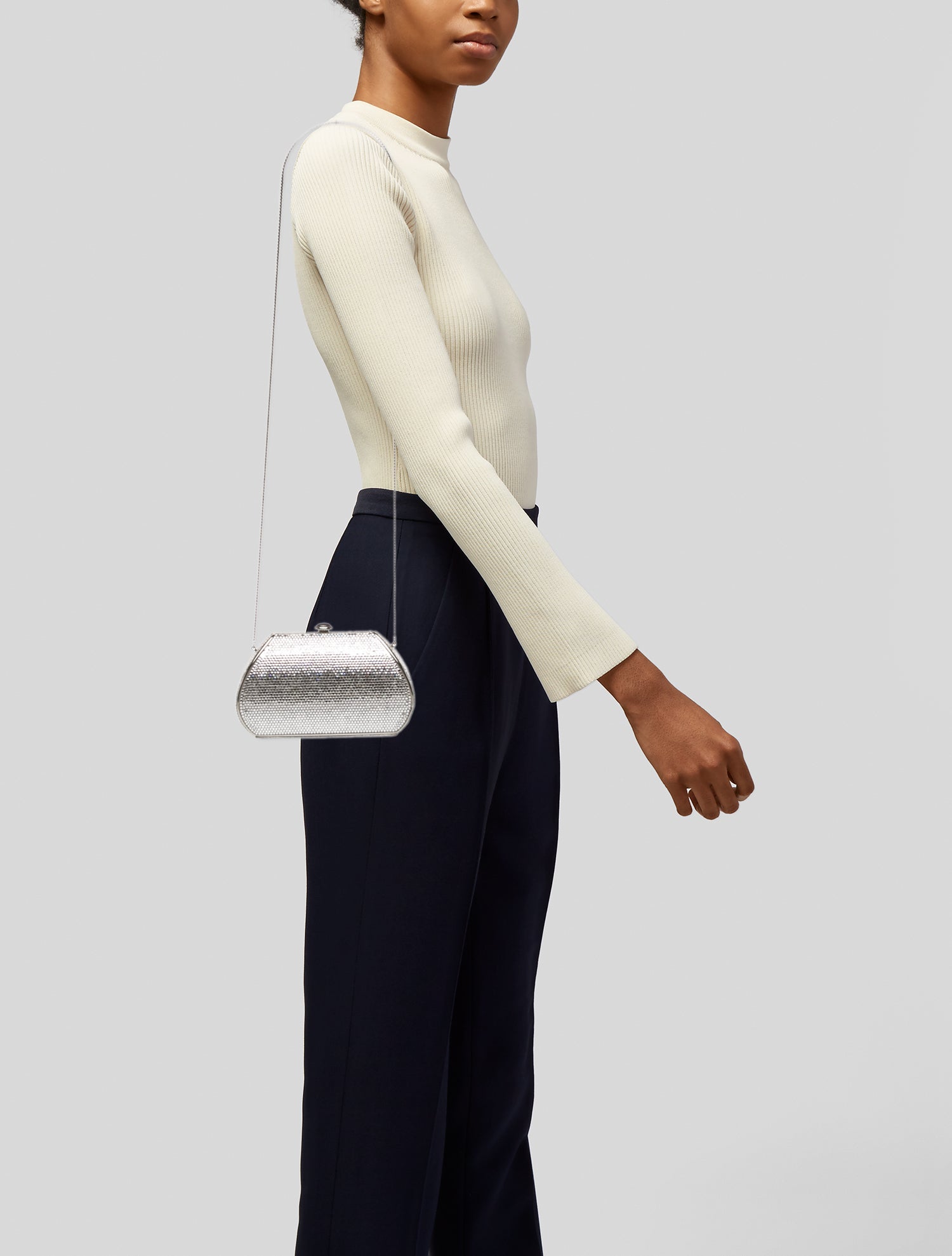 Judith Leiber Metal Minaudière