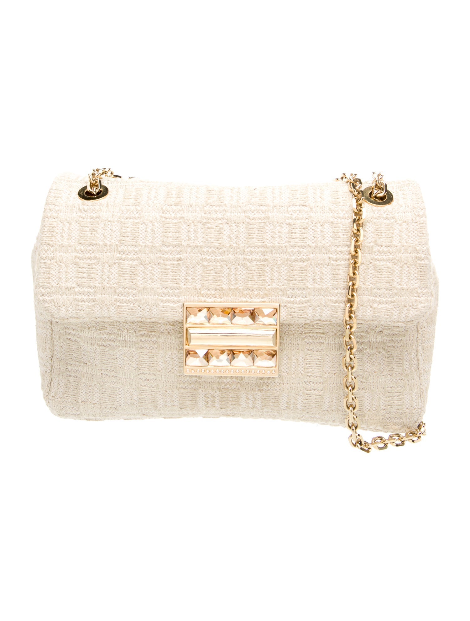 Judith Leiber Tweed Shoulder Bag