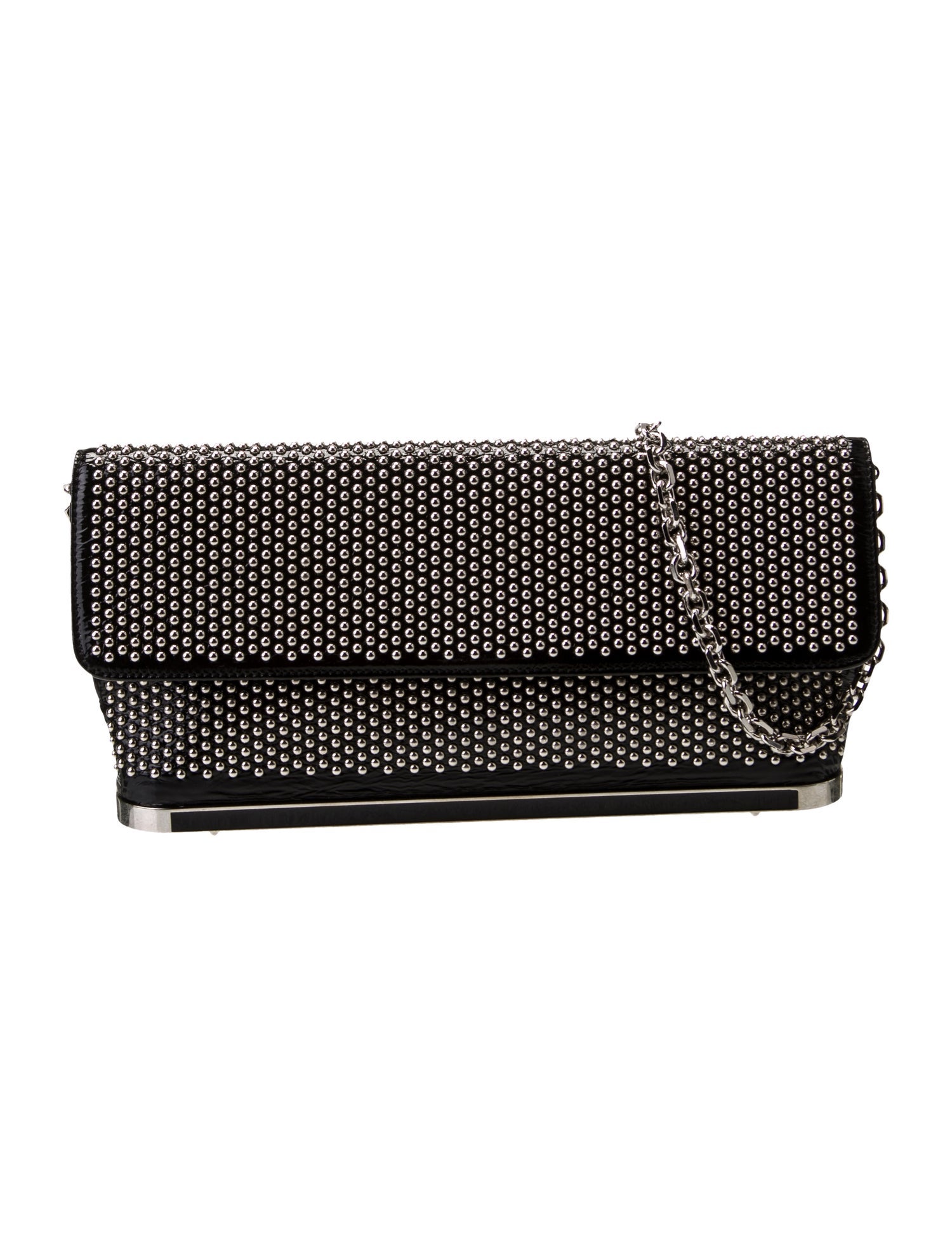 Judith Leiber Patent Leather Shoulder Bag