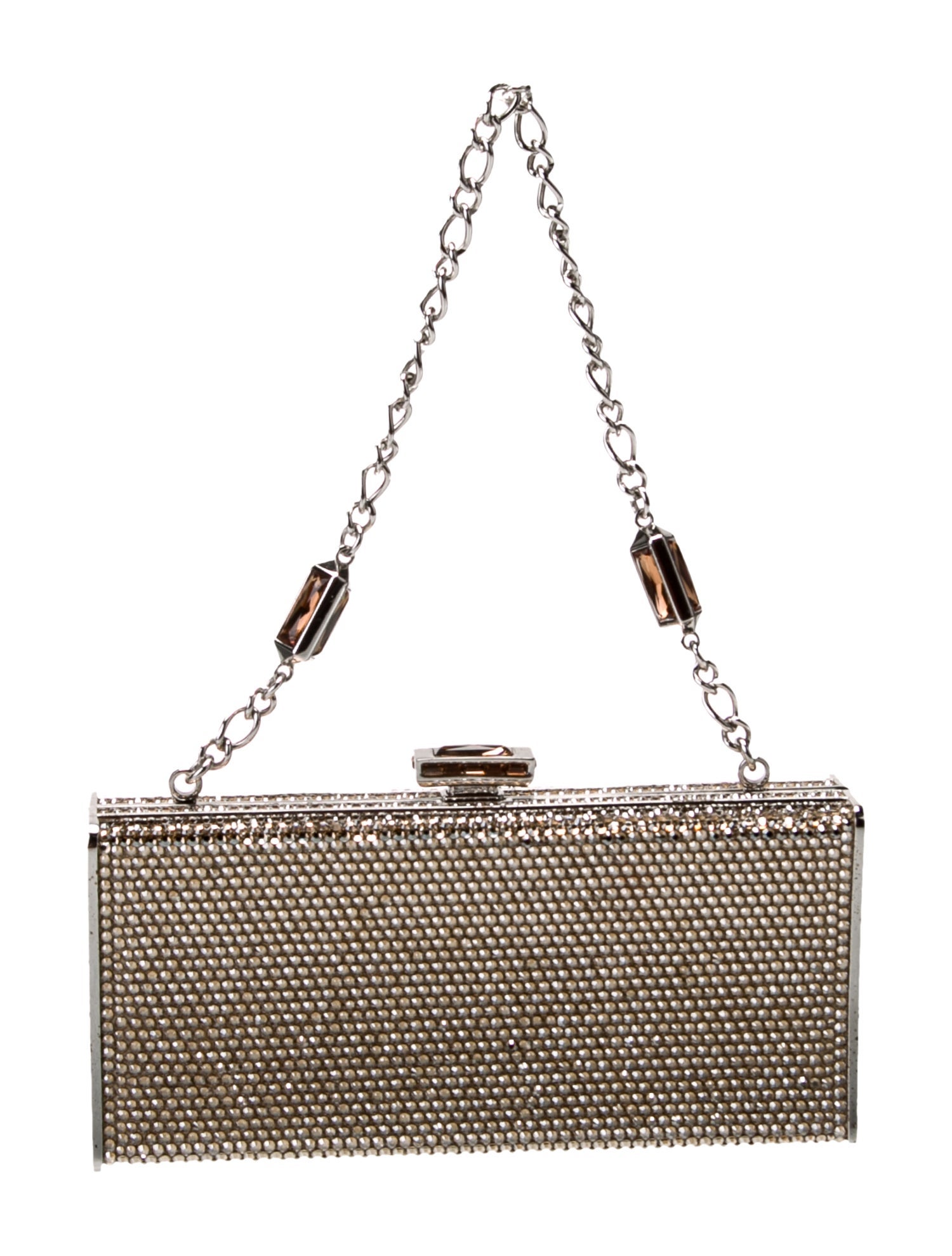 Judith Leiber Crystal Top Handle Bag