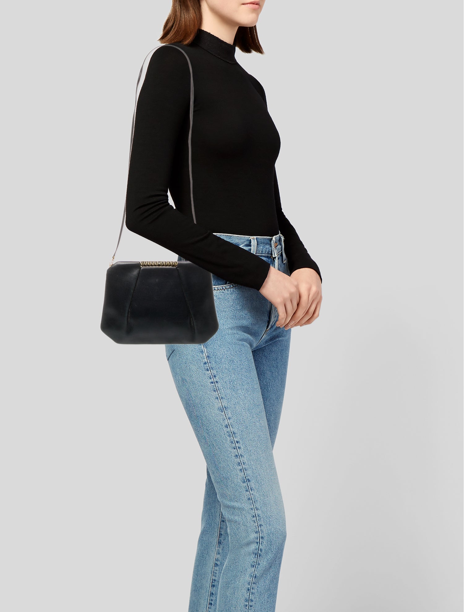 Judith Leiber Leather Crossbody Bag