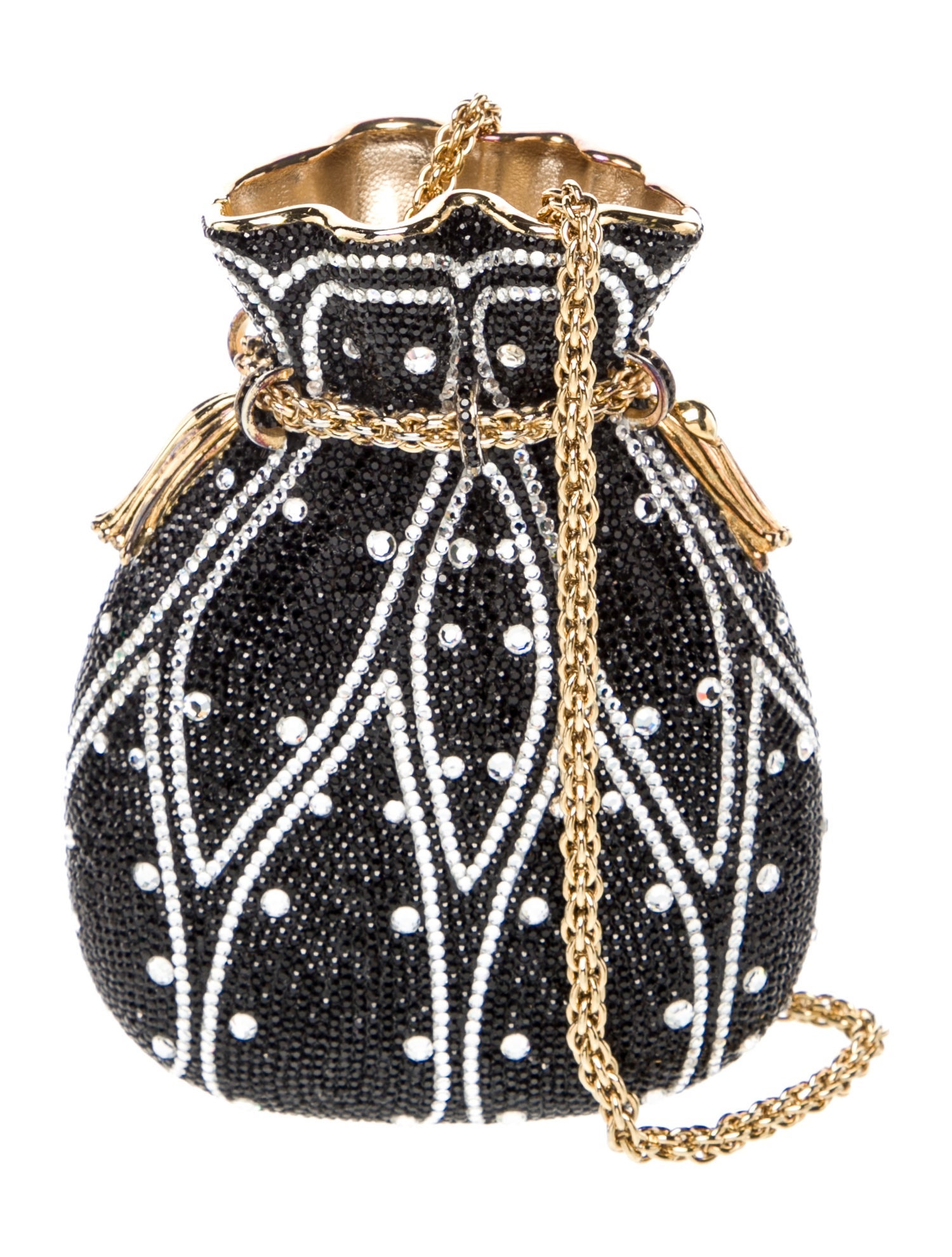Judith Leiber Crystal Bucket Bag