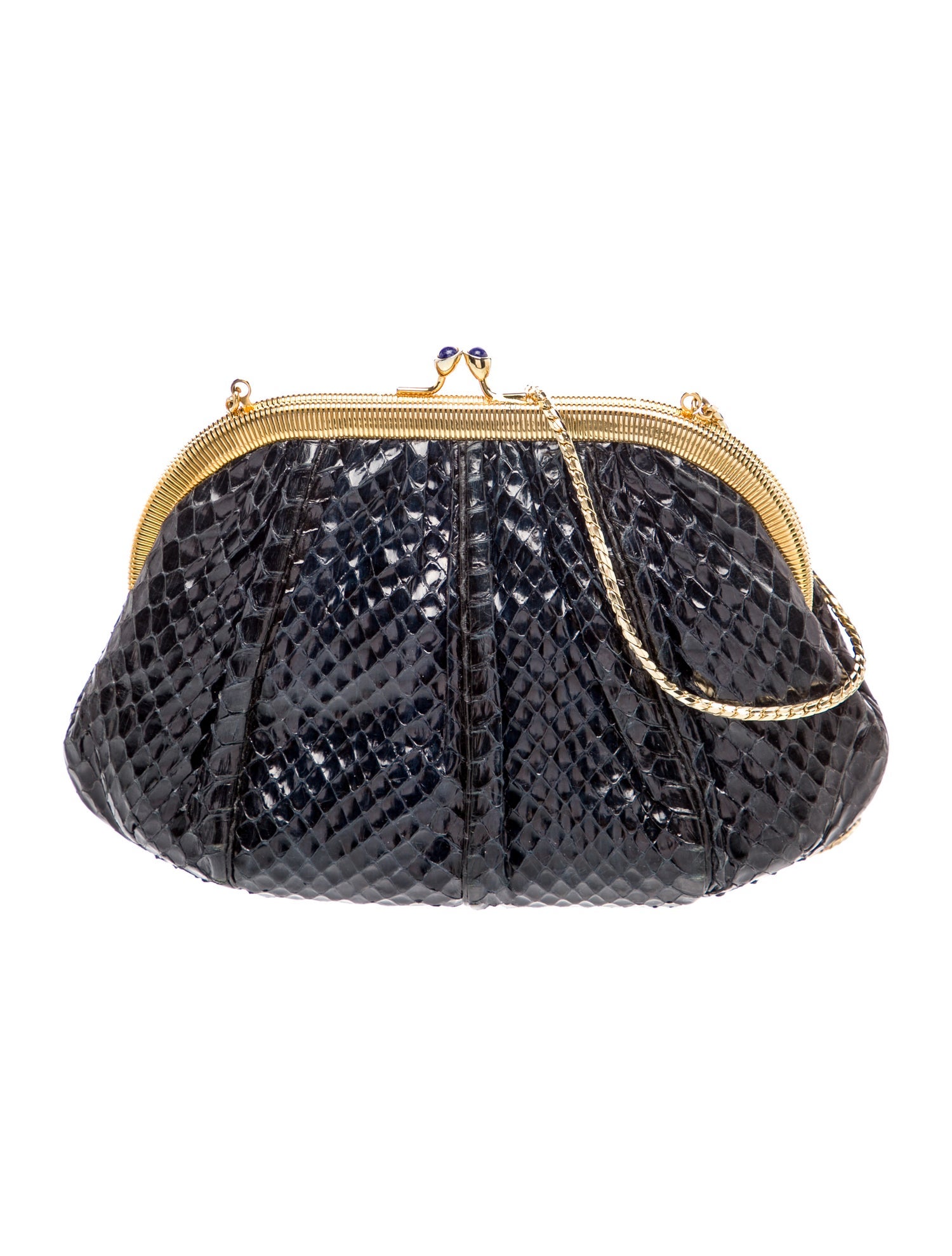 Judith Leiber Snakeskin Evening Bag