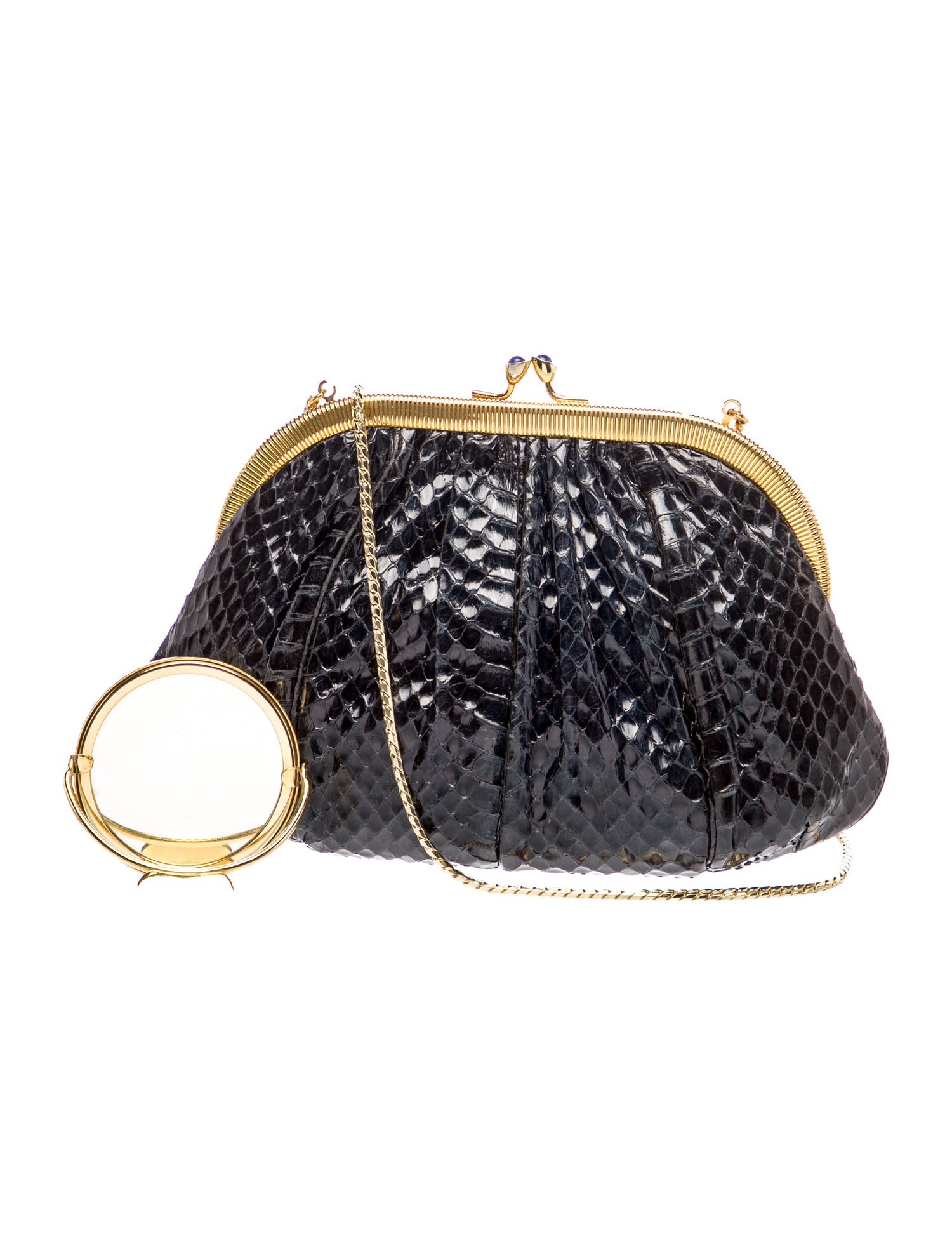 Judith Leiber Snakeskin Evening Bag