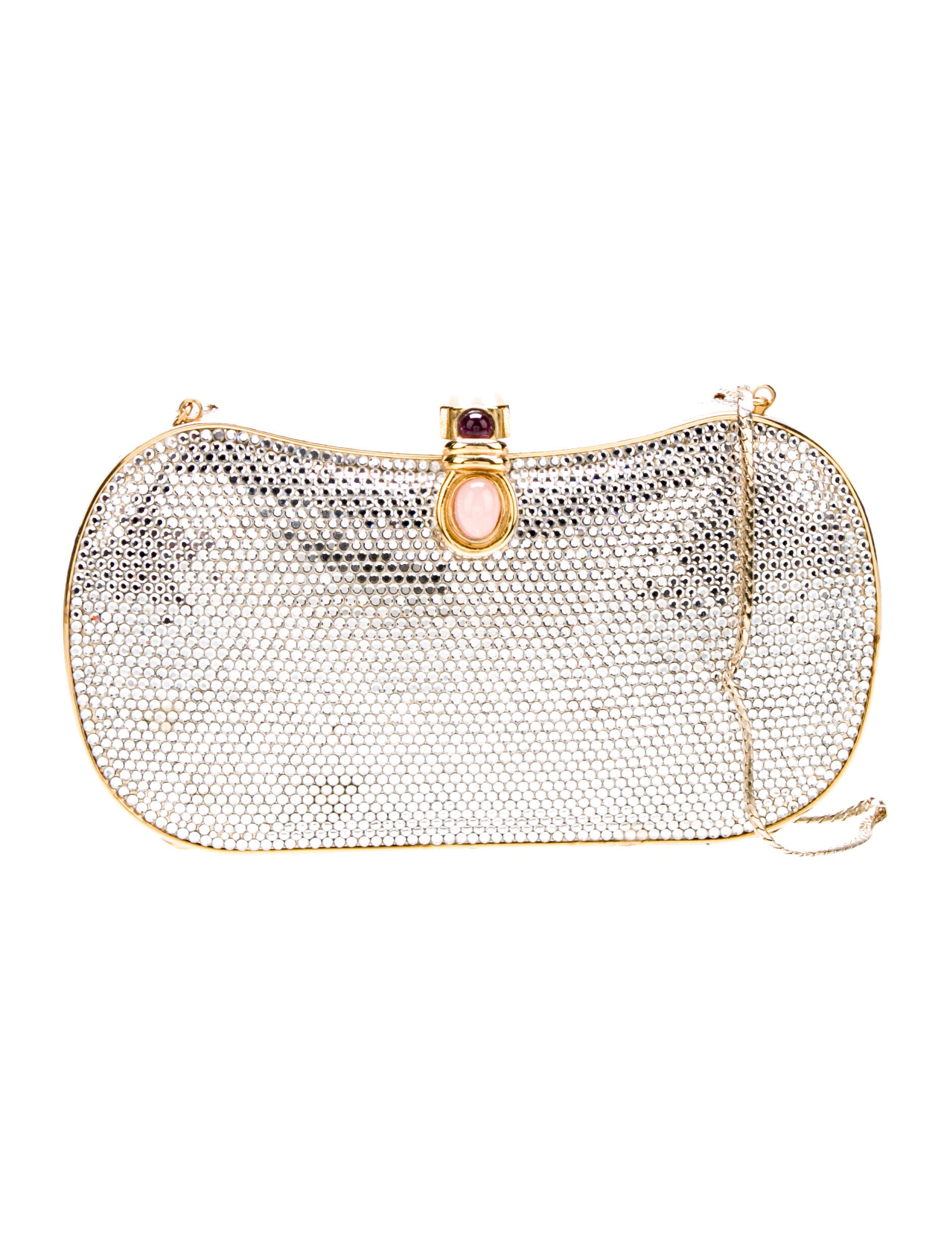 Judith Leiber Crystal-Accent Clutch