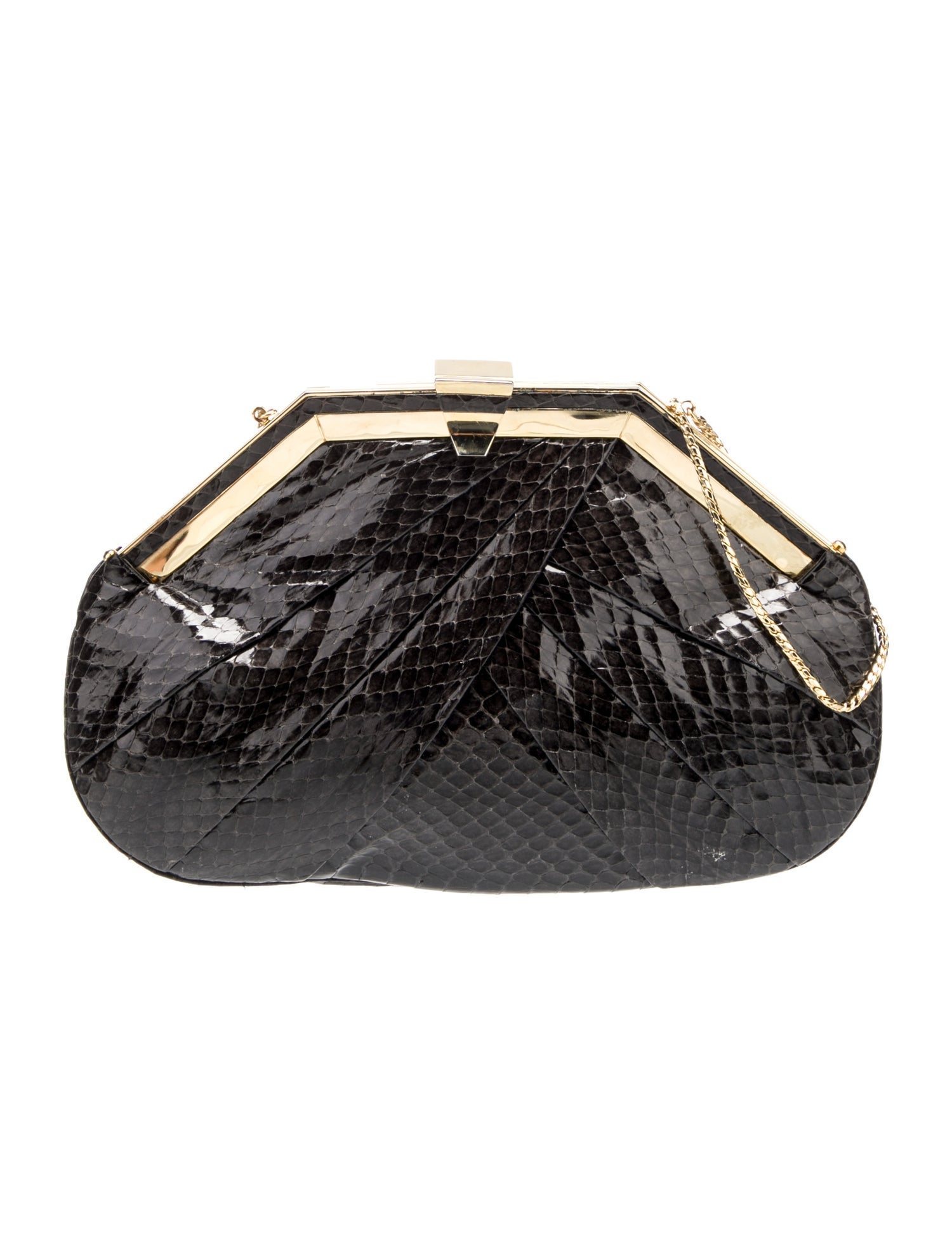 Judith Leiber Snakeskin Evening Bag