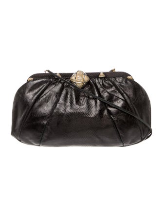 Judith Leiber Embossed Leather Evening Bag