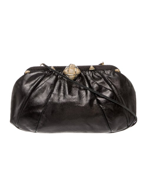 Judith Leiber Embossed Leather Evening Bag