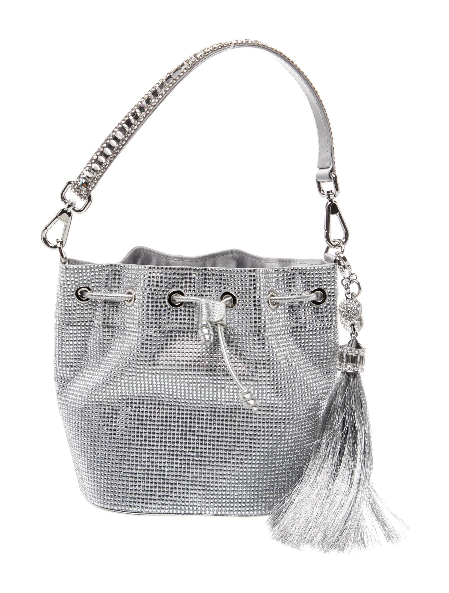 Judith Leiber Crystal Top Handle Bag