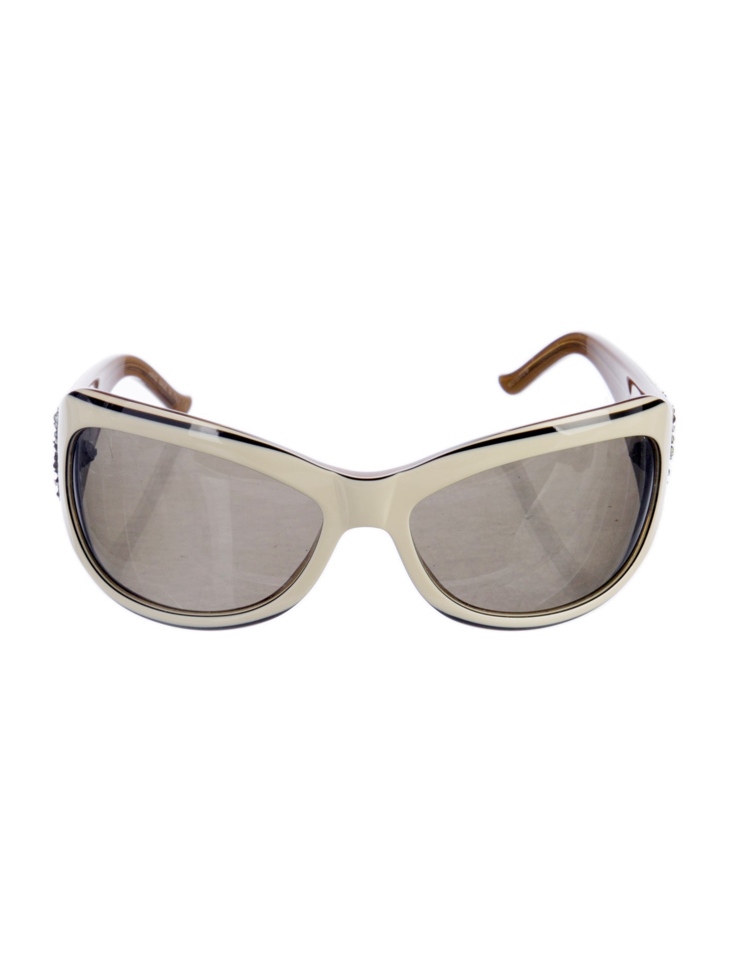 Judith Leiber Cat-Eye Tinted Sunglasses