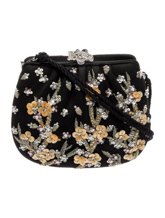 Judith Leiber Satin Shoulder Bag