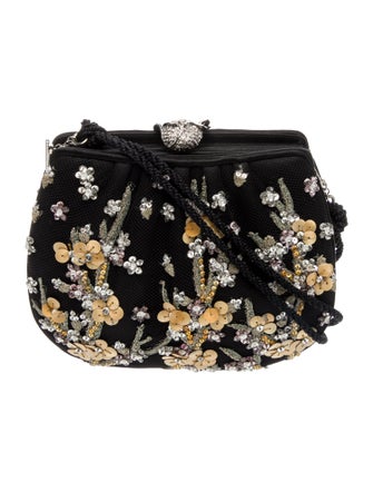 Judith Leiber Satin Shoulder Bag