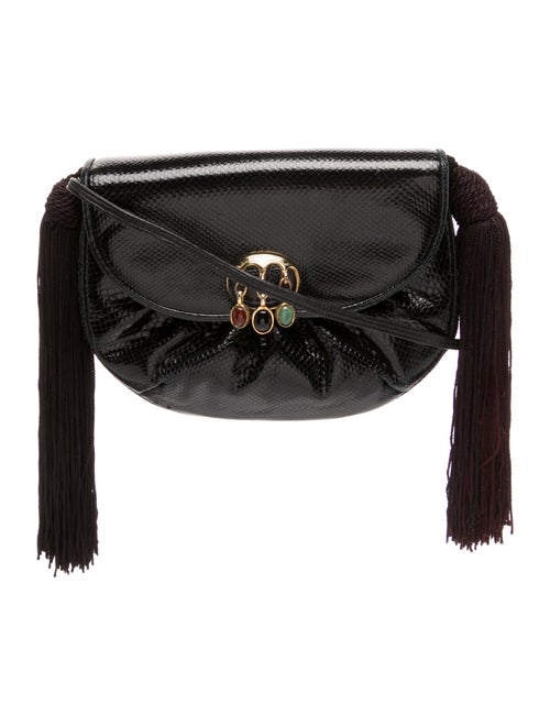 Judith Leiber Lizard Shoulder Bag