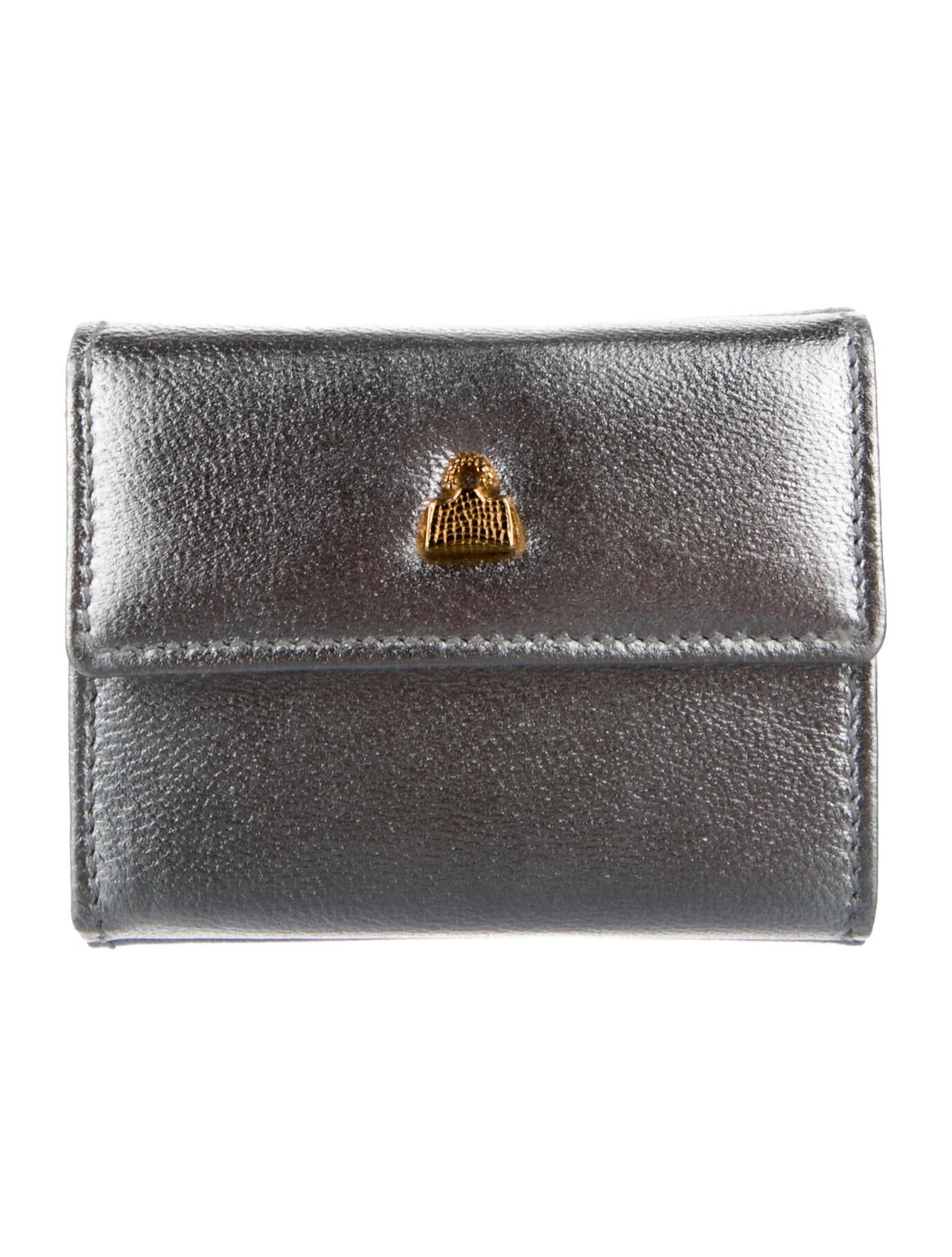 Judith Leiber Leather Compact Wallet