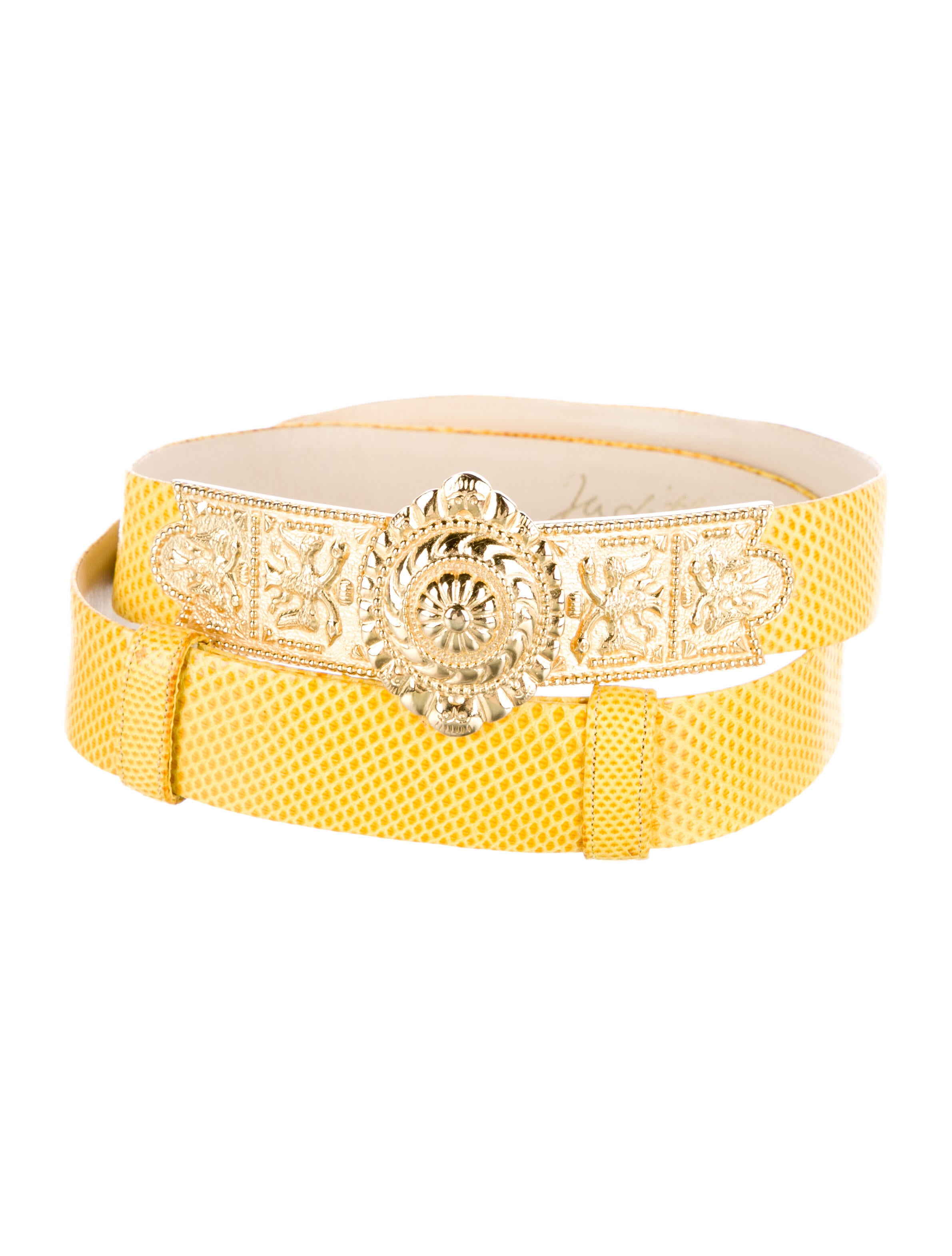 Judith Leiber Vintage Karung Waist Belt