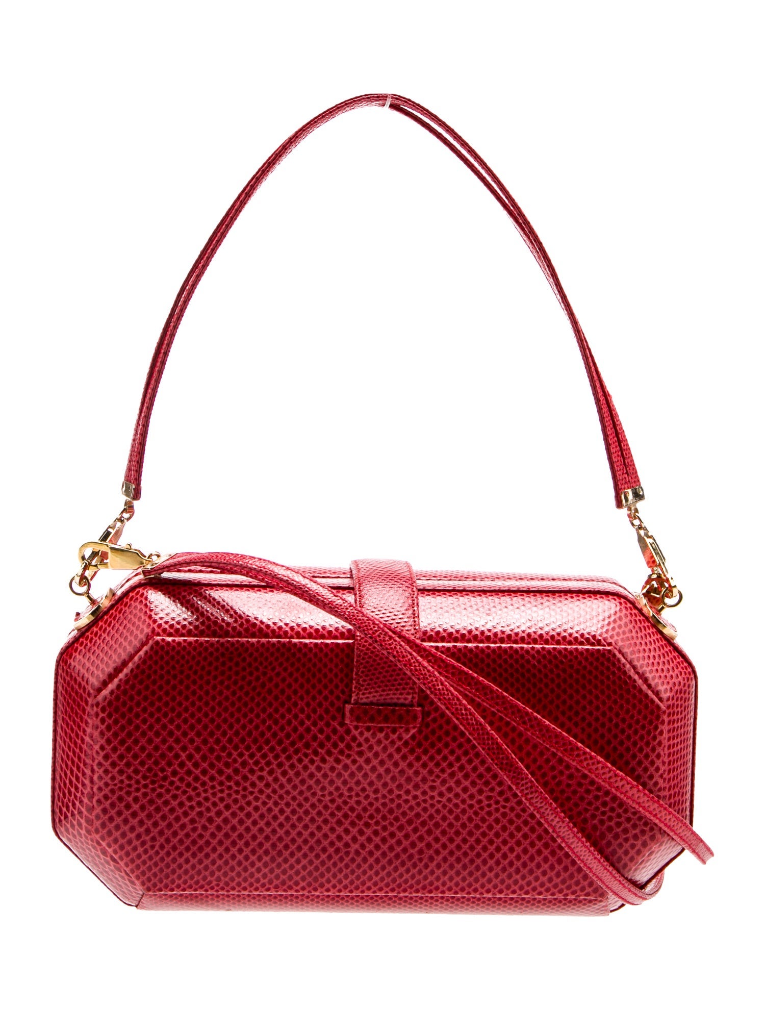 Judith Leiber Lizard Top Handle Bag
