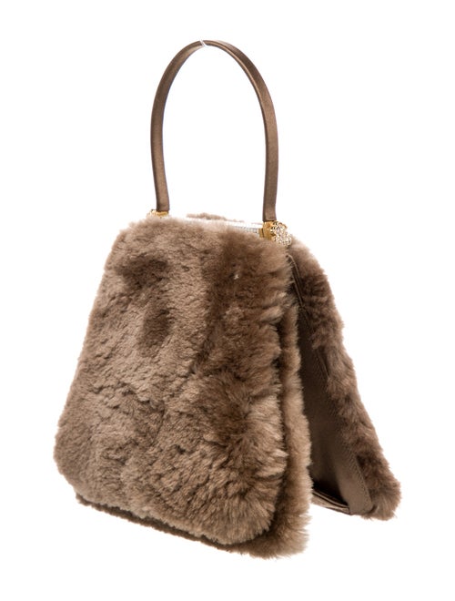 Judith Leiber Shearling Evening Bag
