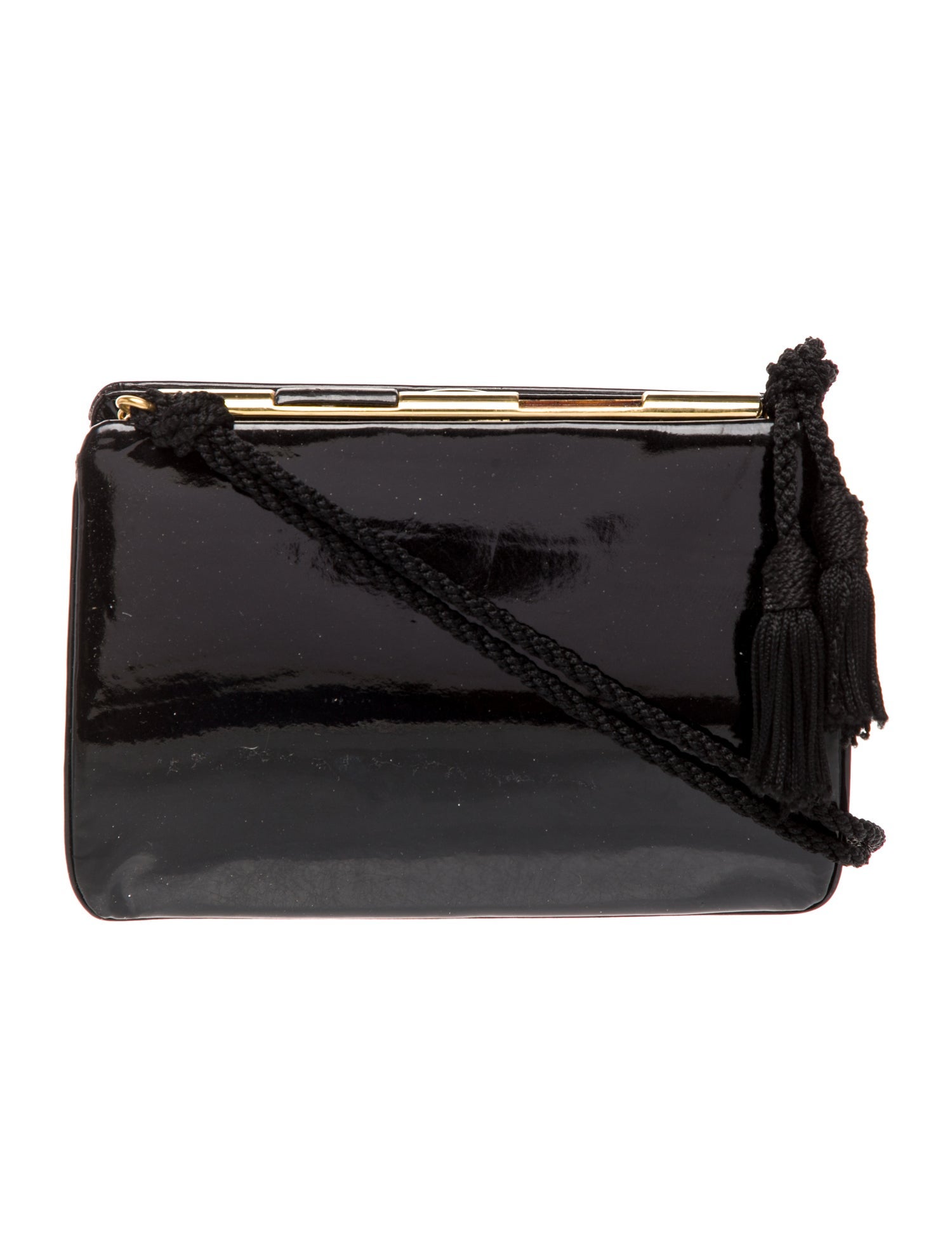 Judith Leiber Patent Leather Crossbody Bag