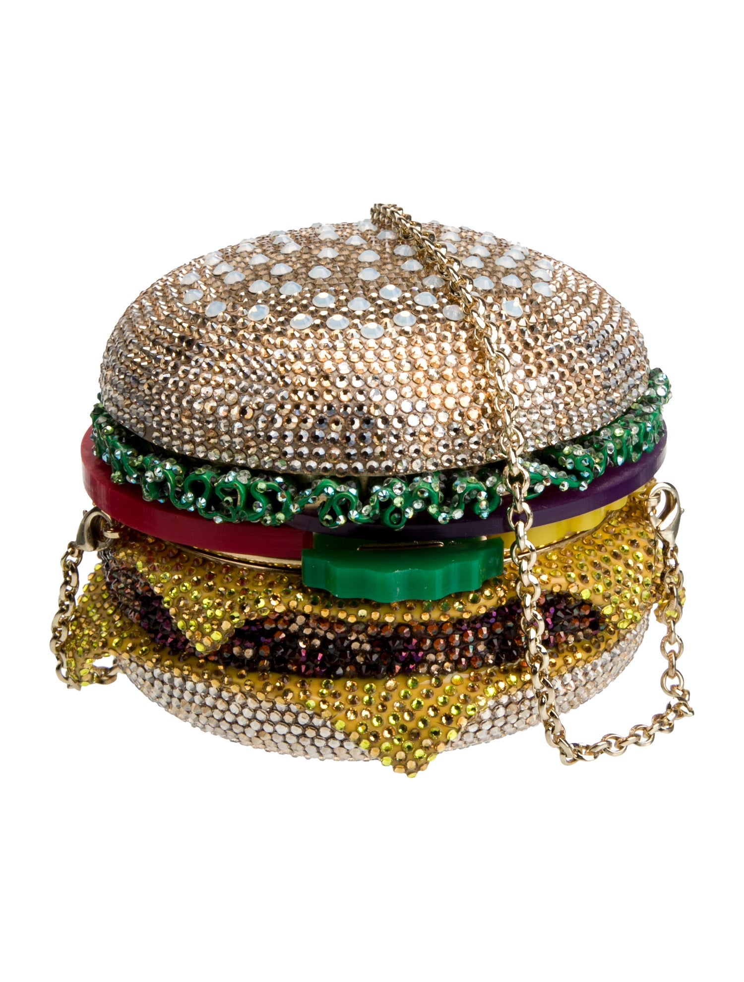 Judith Leiber Metal Shoulder Bag