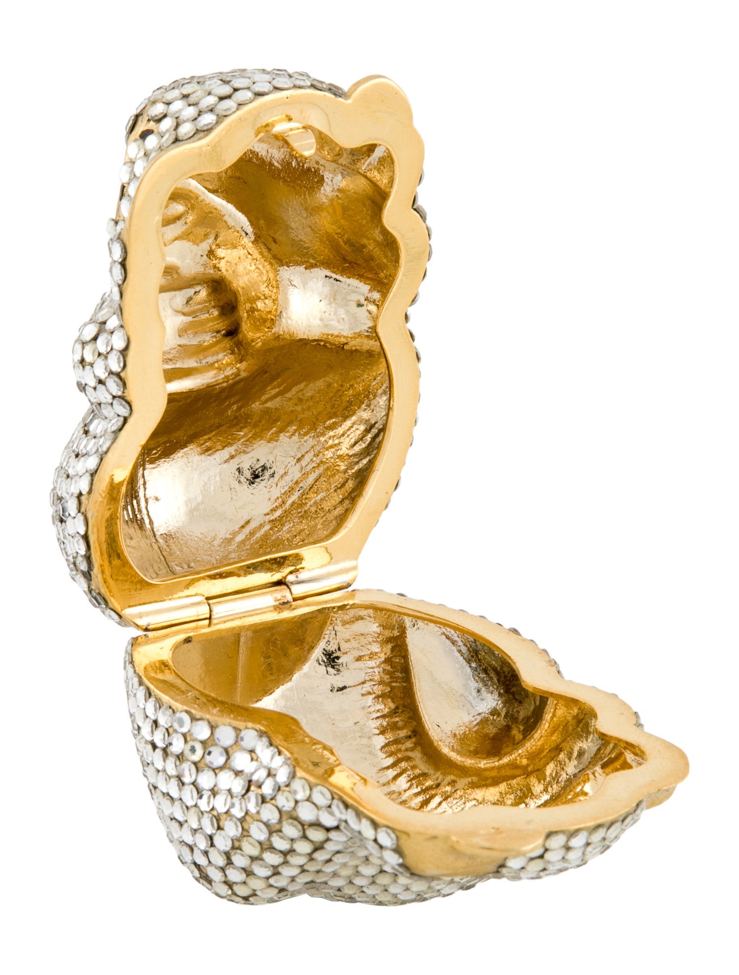 Judith Leiber Crystal Embellished Monkey Pill Box