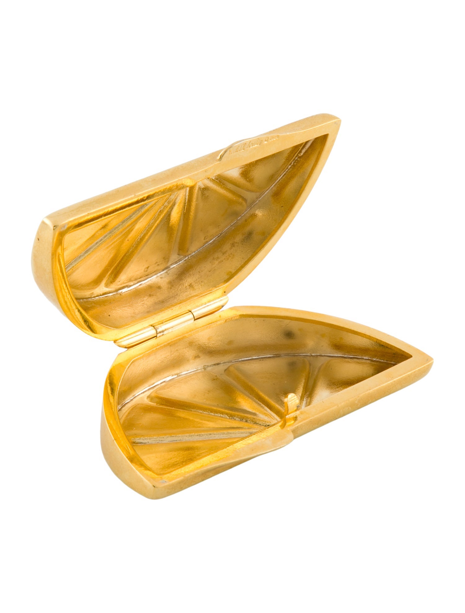 Judith Leiber Crystal Embellished Green Watermelon Pill Box