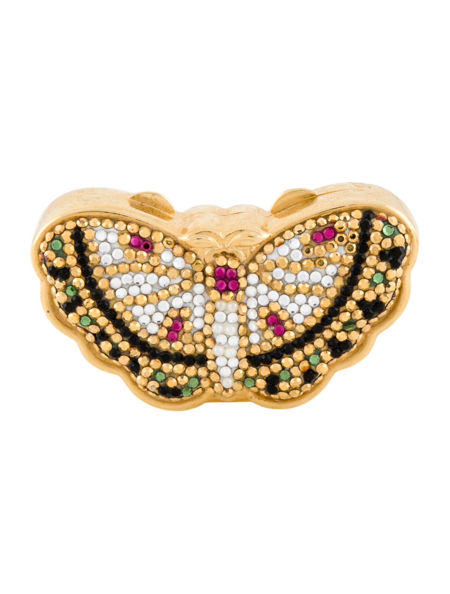 Judith Leiber Crystal Embellished Butterfly Box