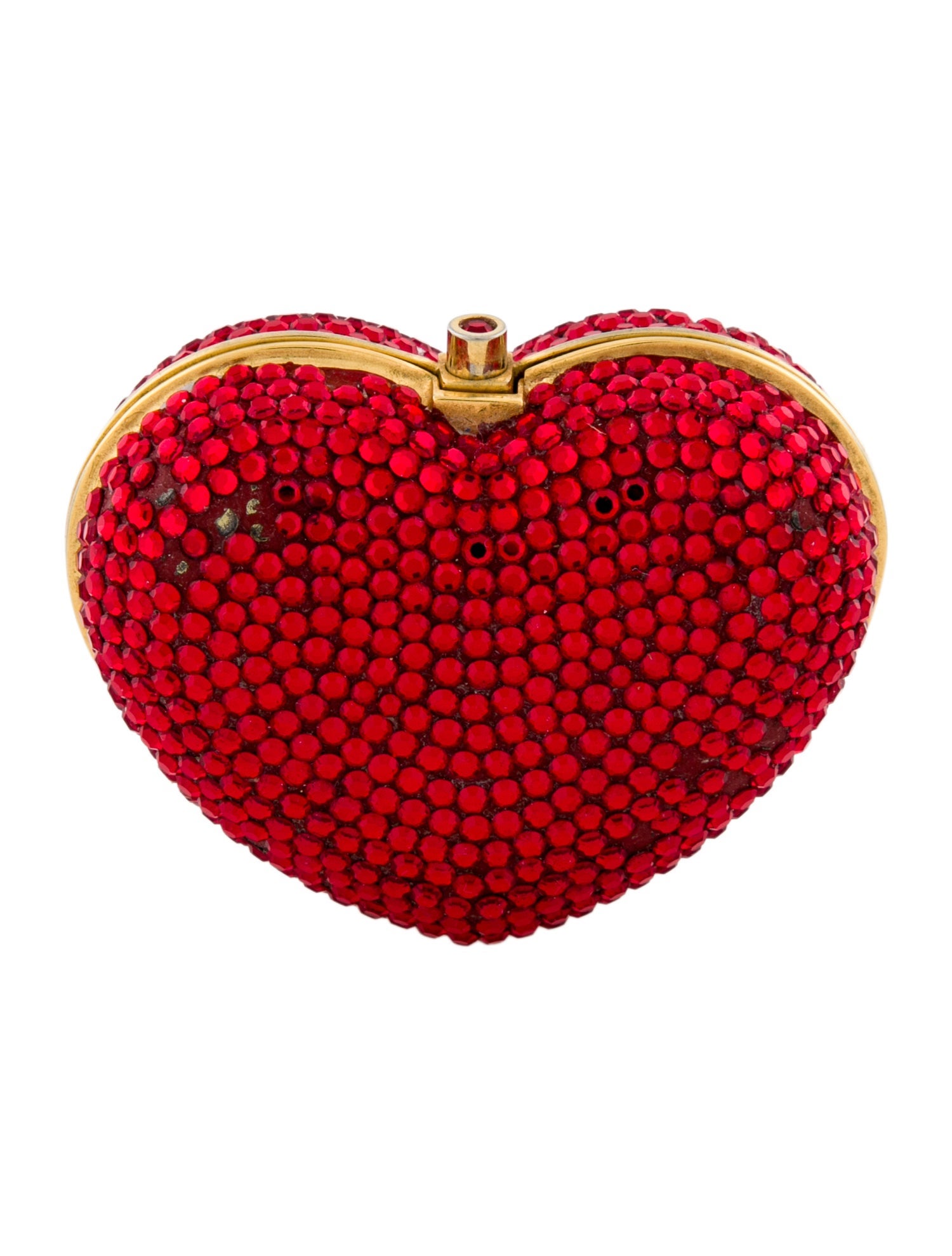 Judith Leiber Crystal-Embellished Heart Bag