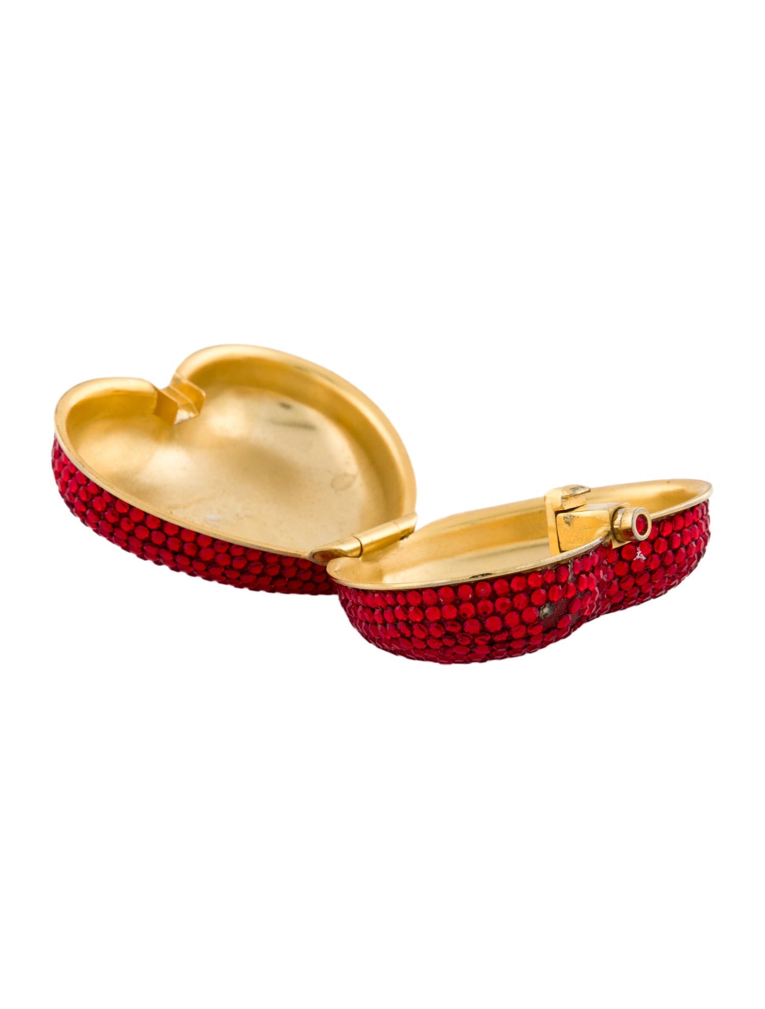 Judith Leiber Crystal-Embellished Heart Bag