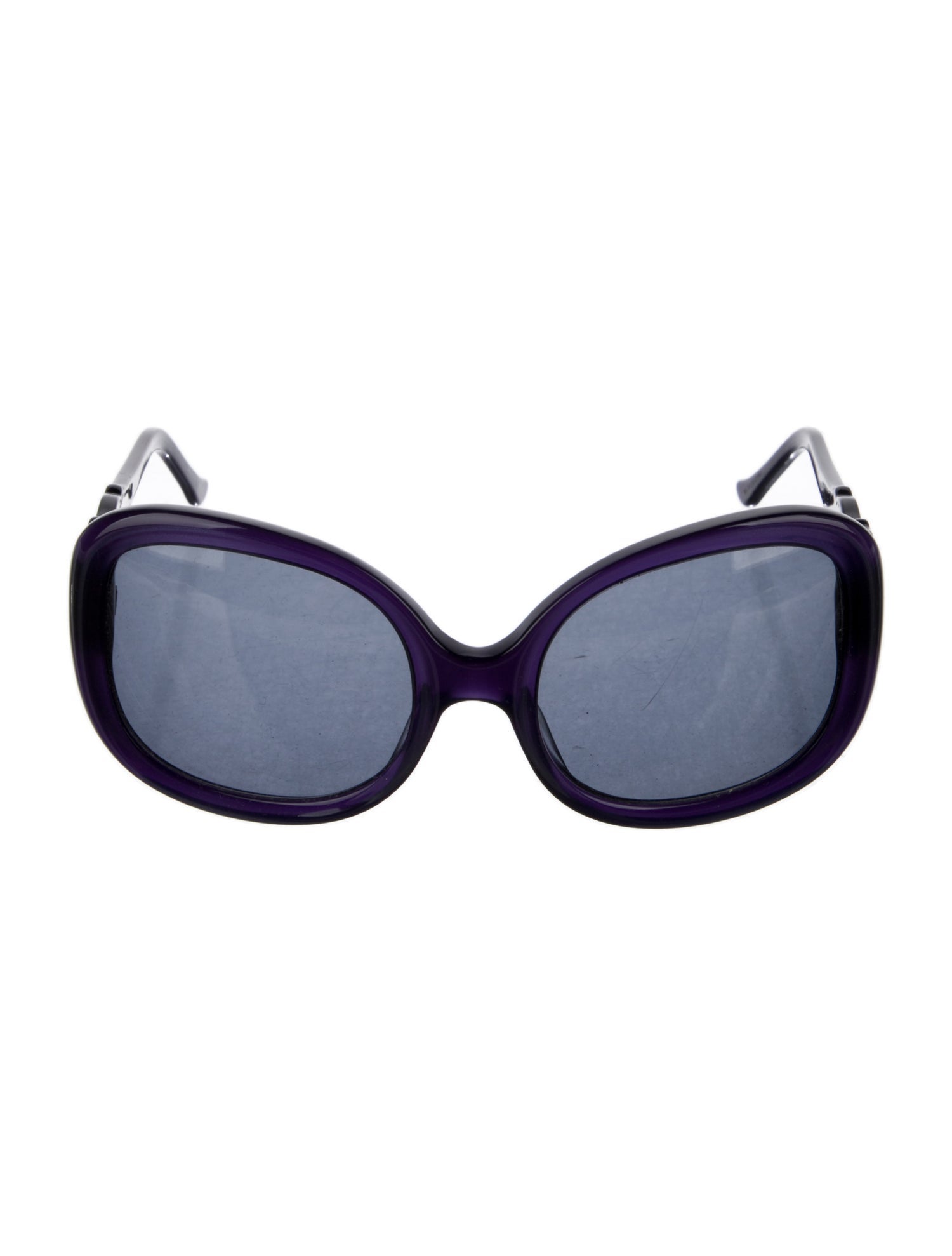 Judith Leiber Oversize Tinted Sunglasses