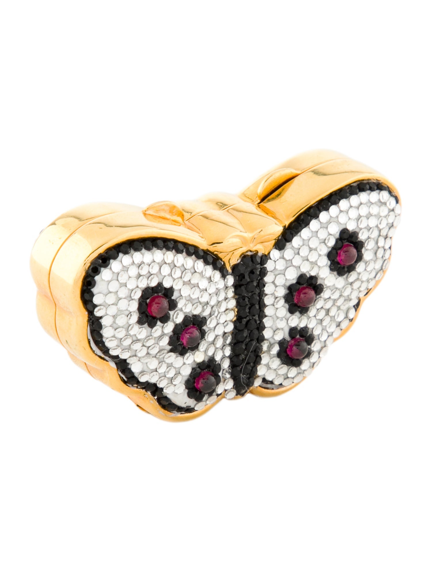 Judith Leiber Embellished Jewelry Case