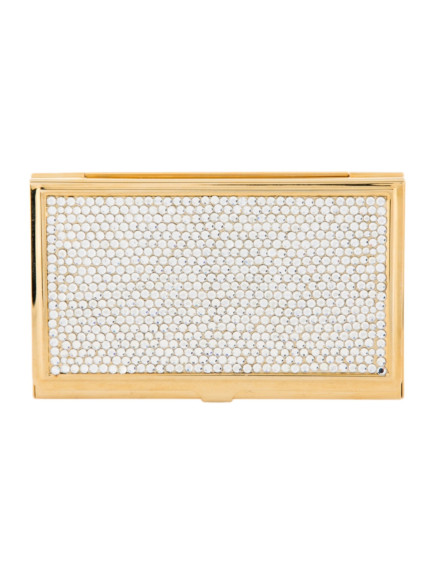 Judith Leiber Vintage Metal Continental Wallet