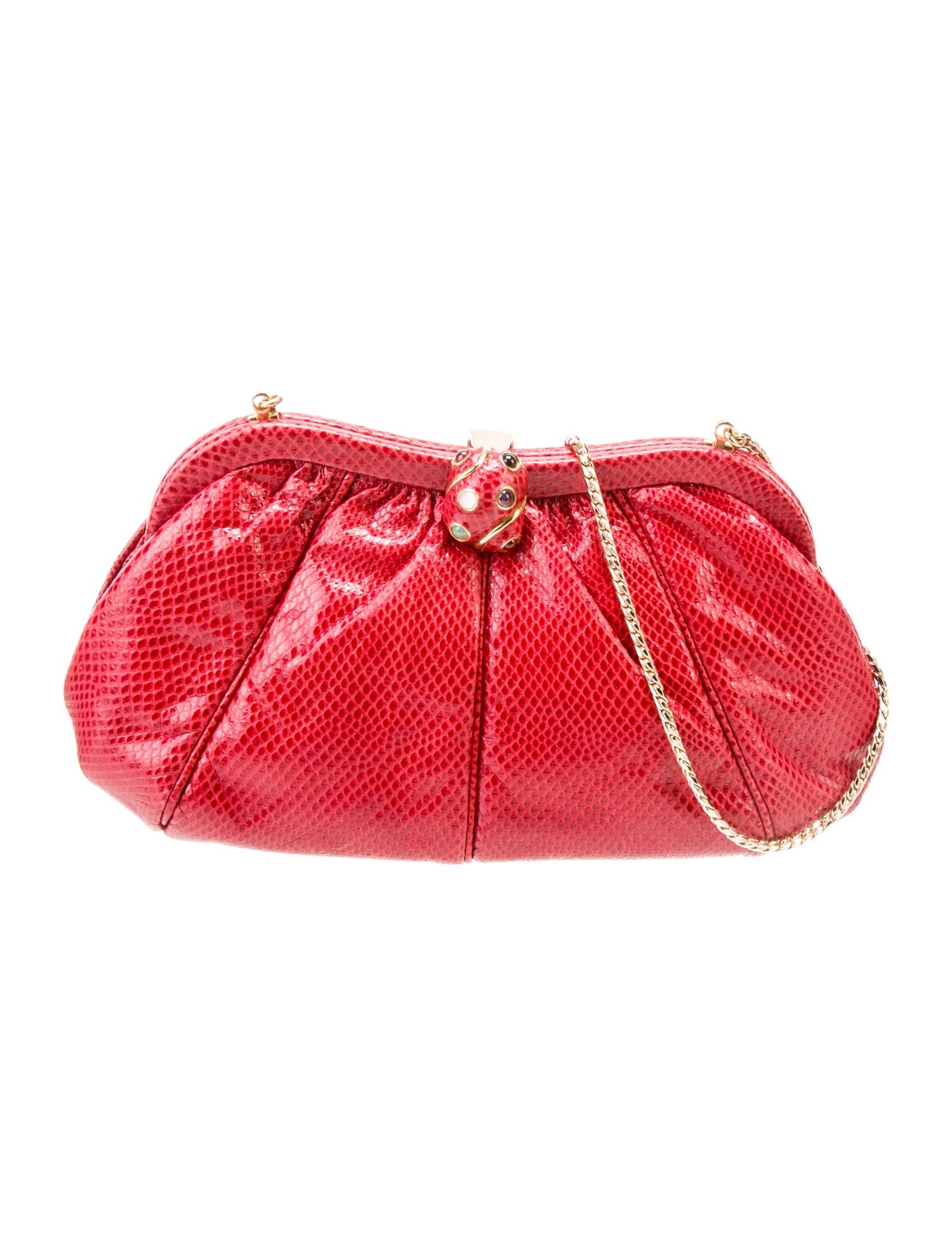 Judith Leiber Snakeskin Evening Bag