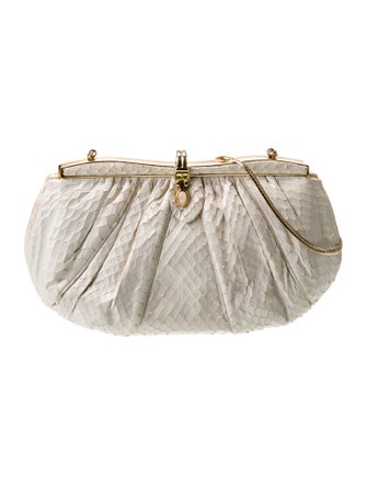 Judith Leiber Snakeskin Evening Bag