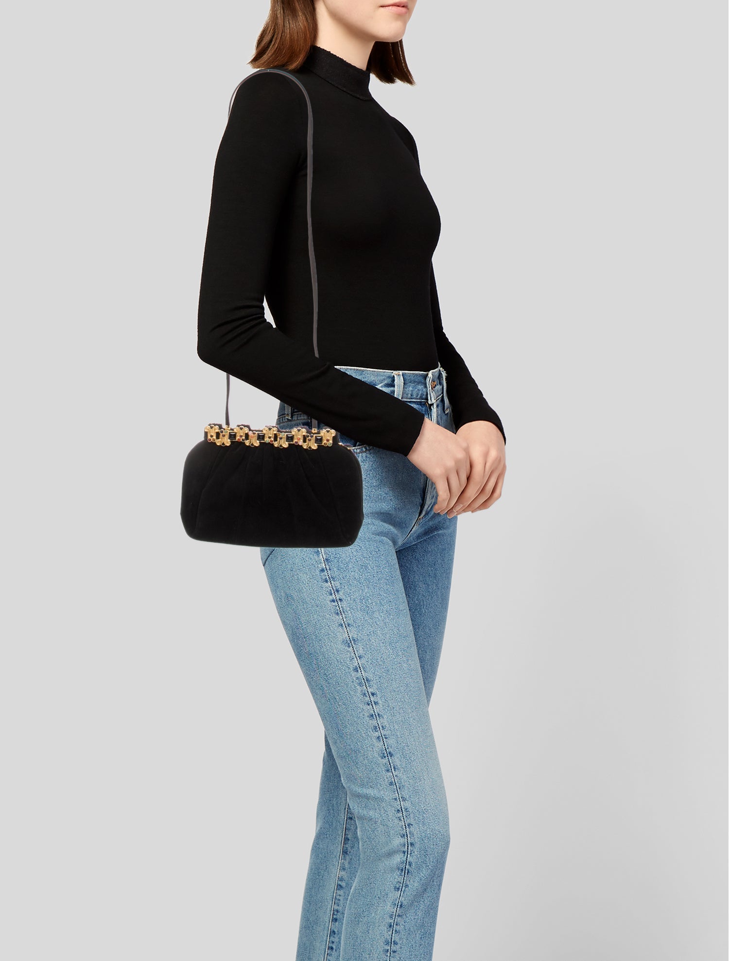 Judith Leiber Velvet Evening Bag