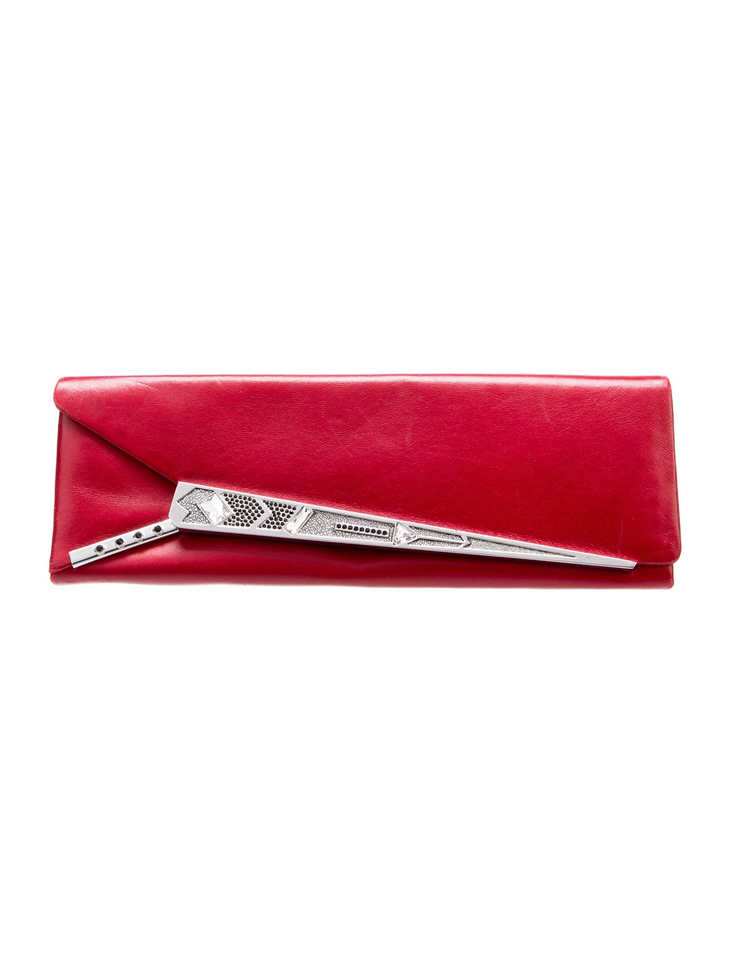 Judith Leiber Leather Clutch
