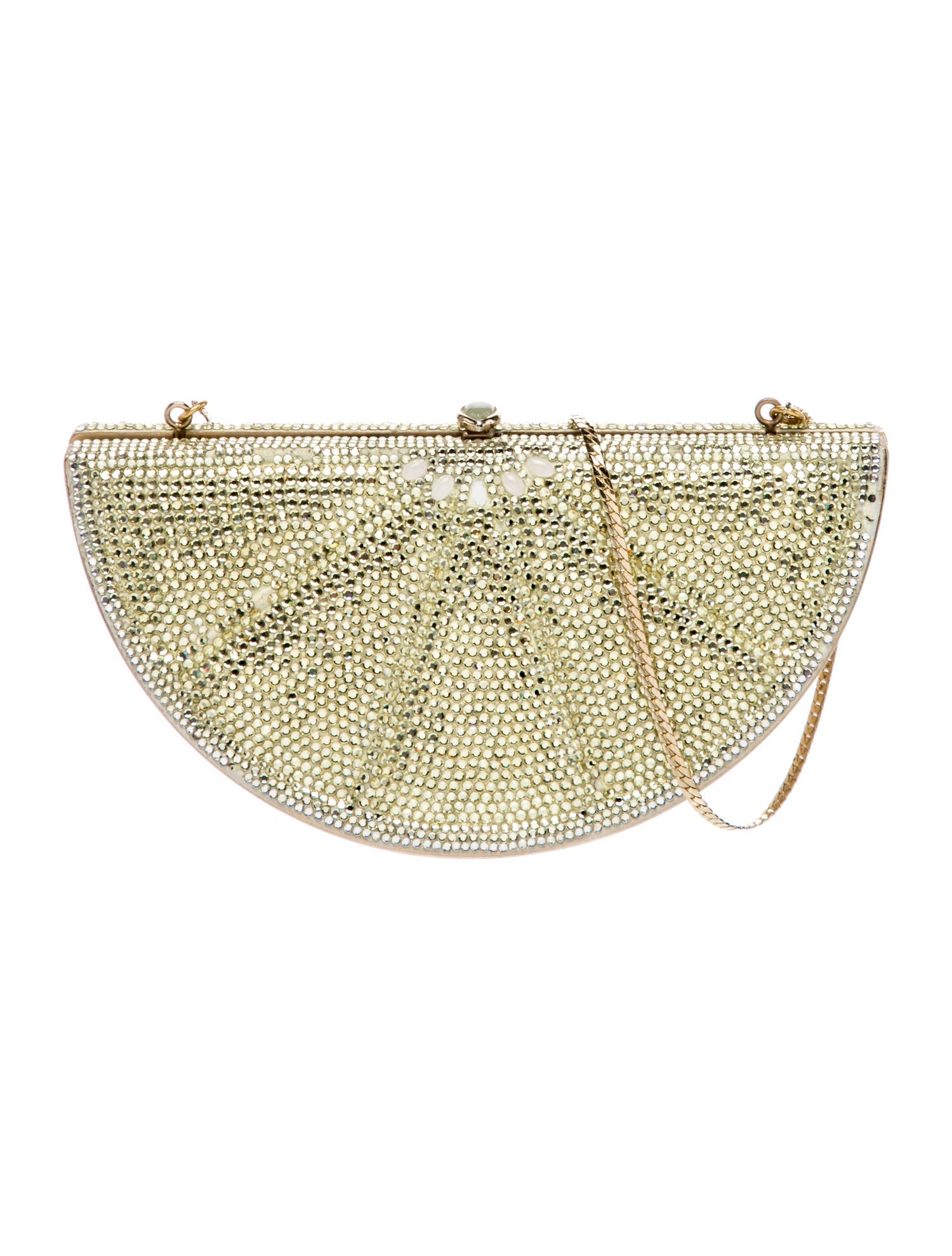 Judith Leiber Crystal Lemon Slice
