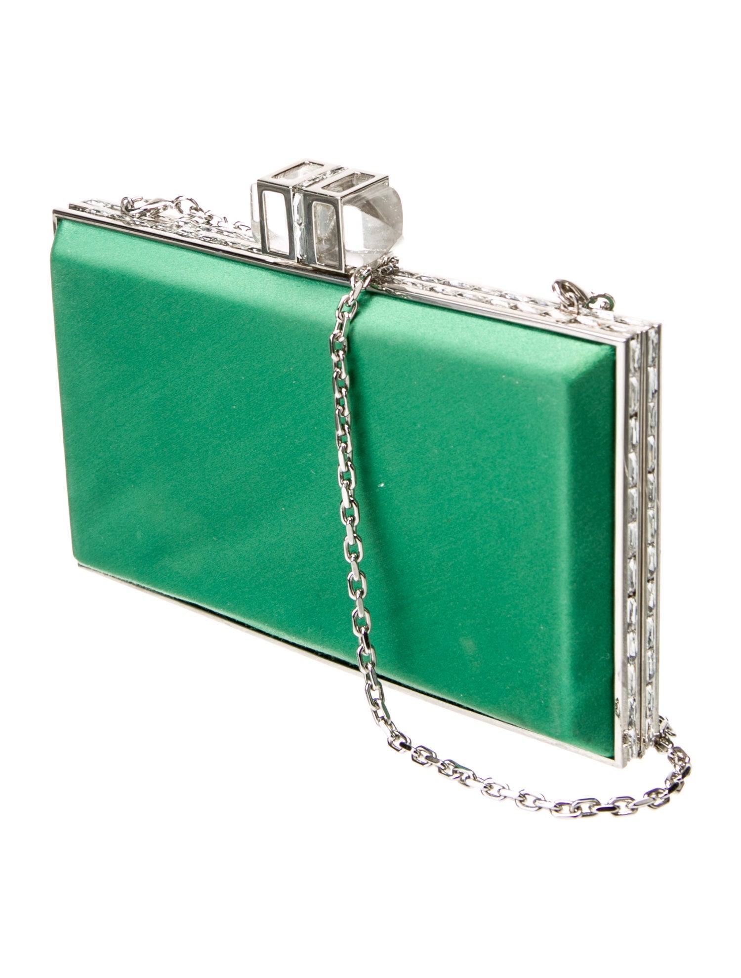 Judith Leiber Satin Minaudière