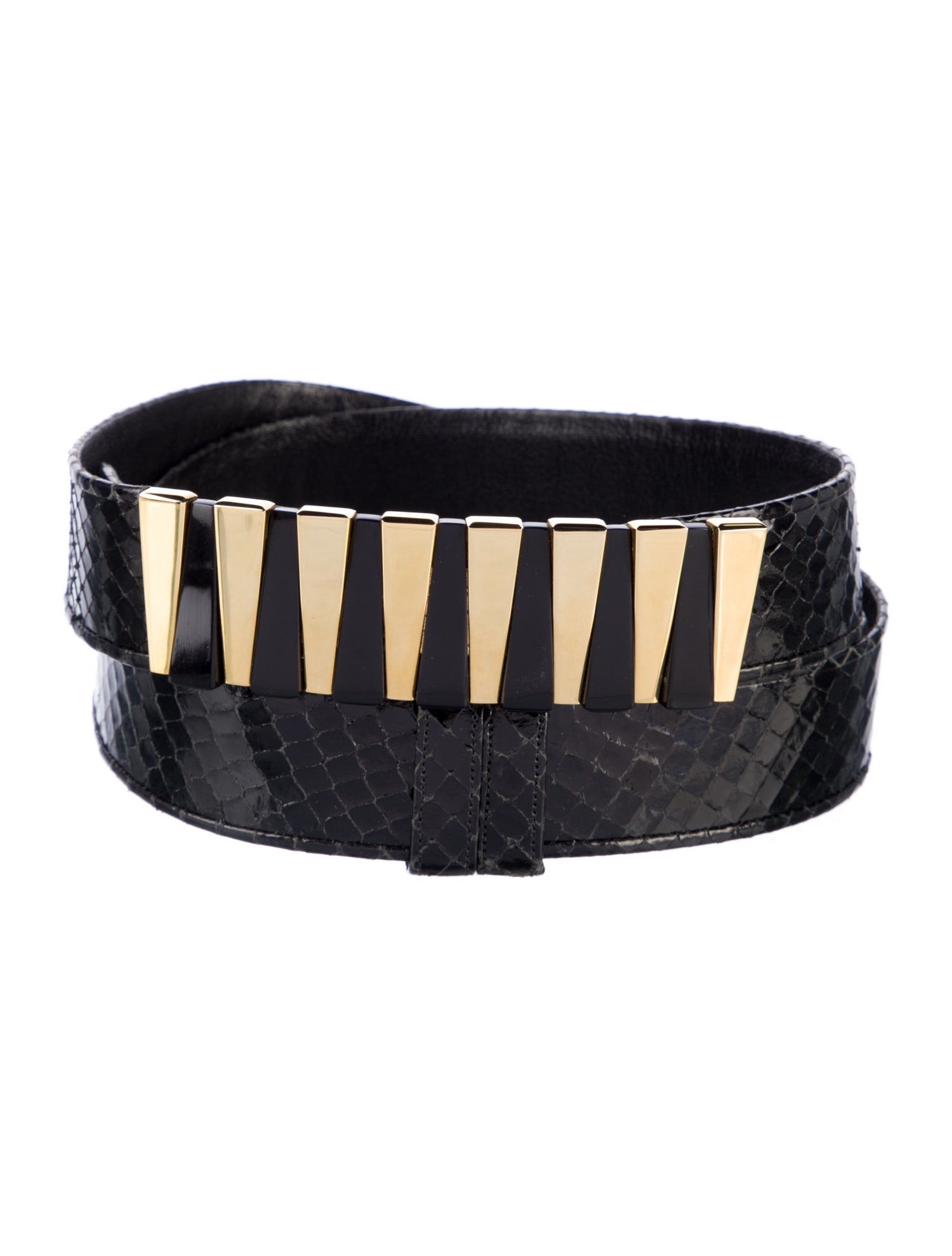 Judith Leiber Leather Belt