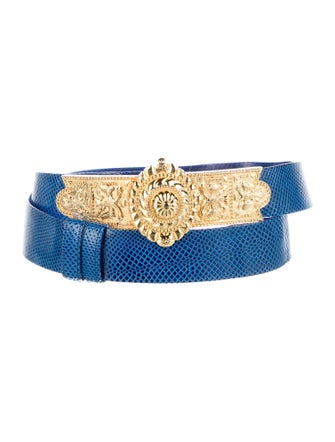 Judith Leiber Leather Belt