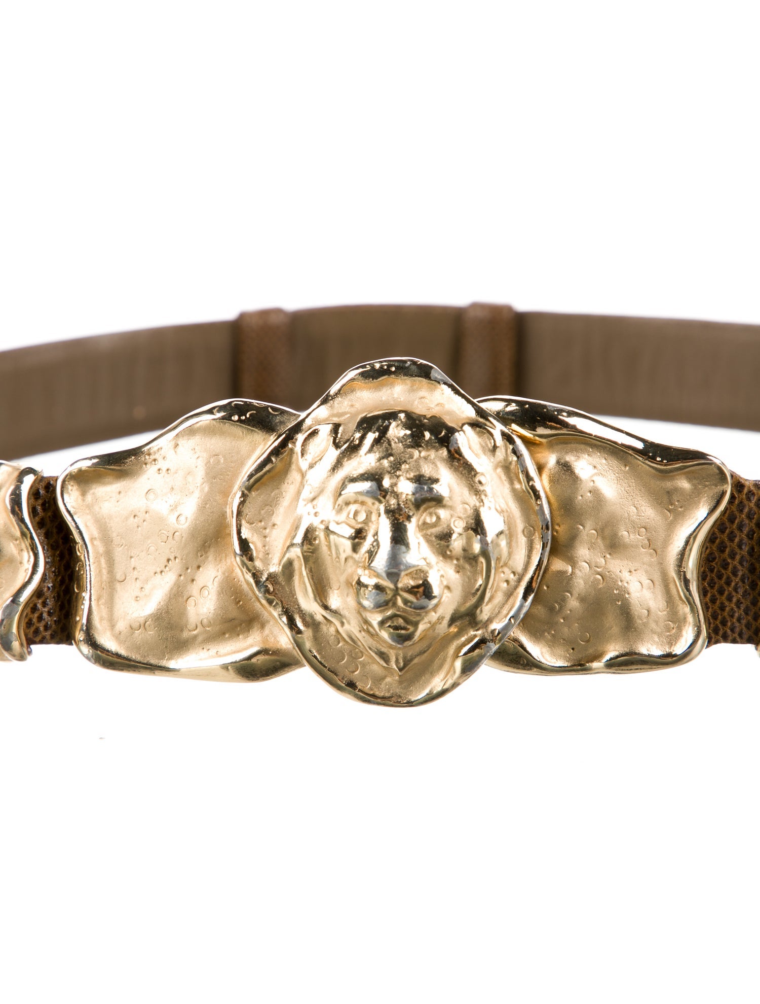 Judith Leiber Leather Waist Belt