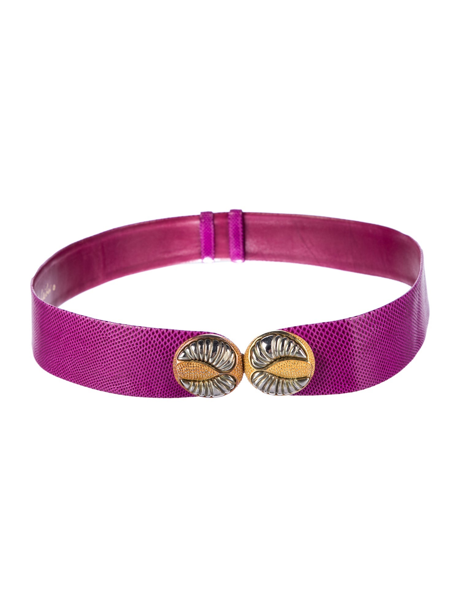 Judith Leiber Leather Waist Belt