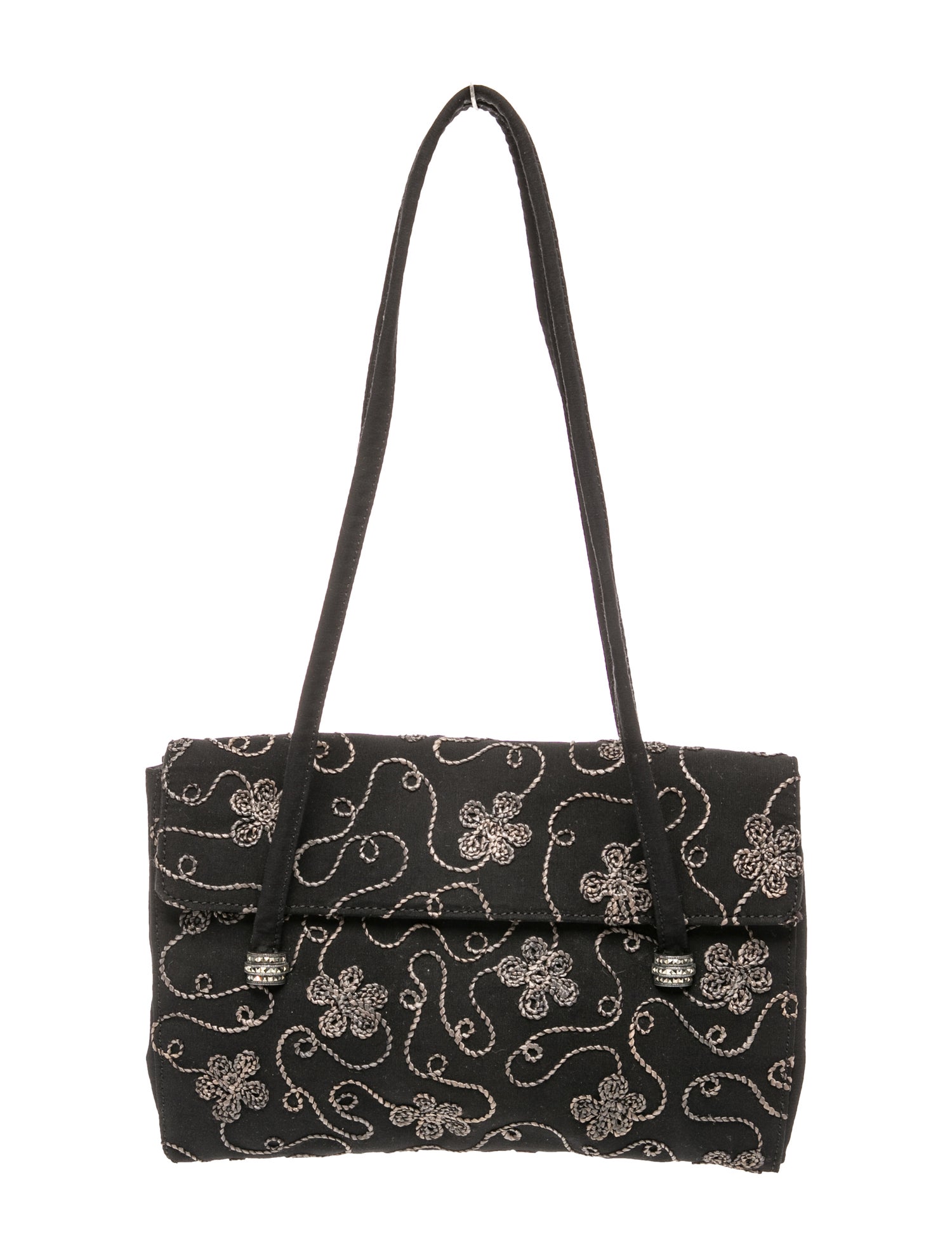 Judith Leiber Satin Shoulder Bag