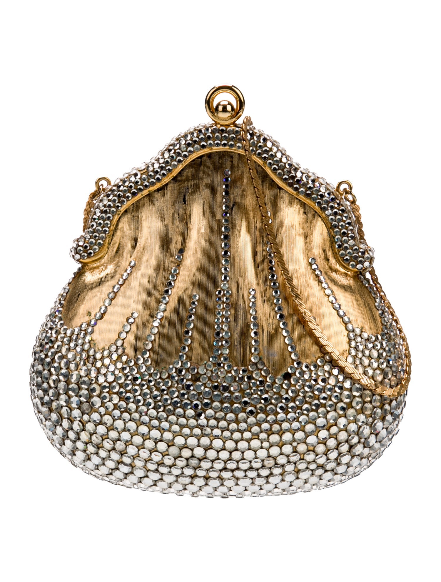 Judith Leiber Metal Minaudière