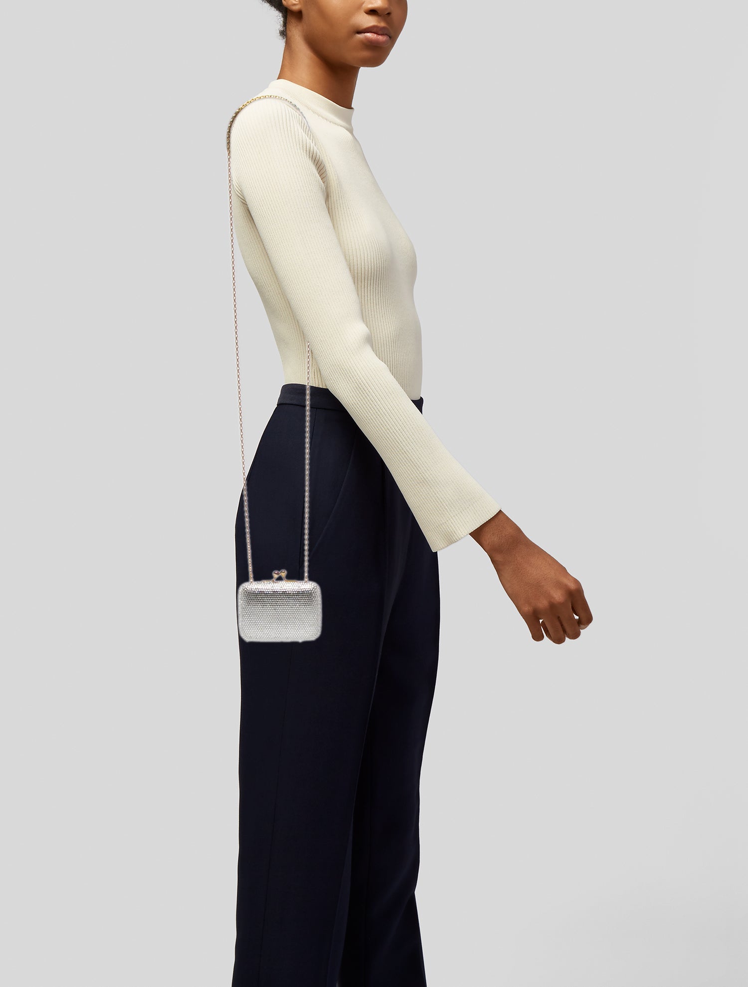 Judith Leiber Crystal Minaudière Vintage