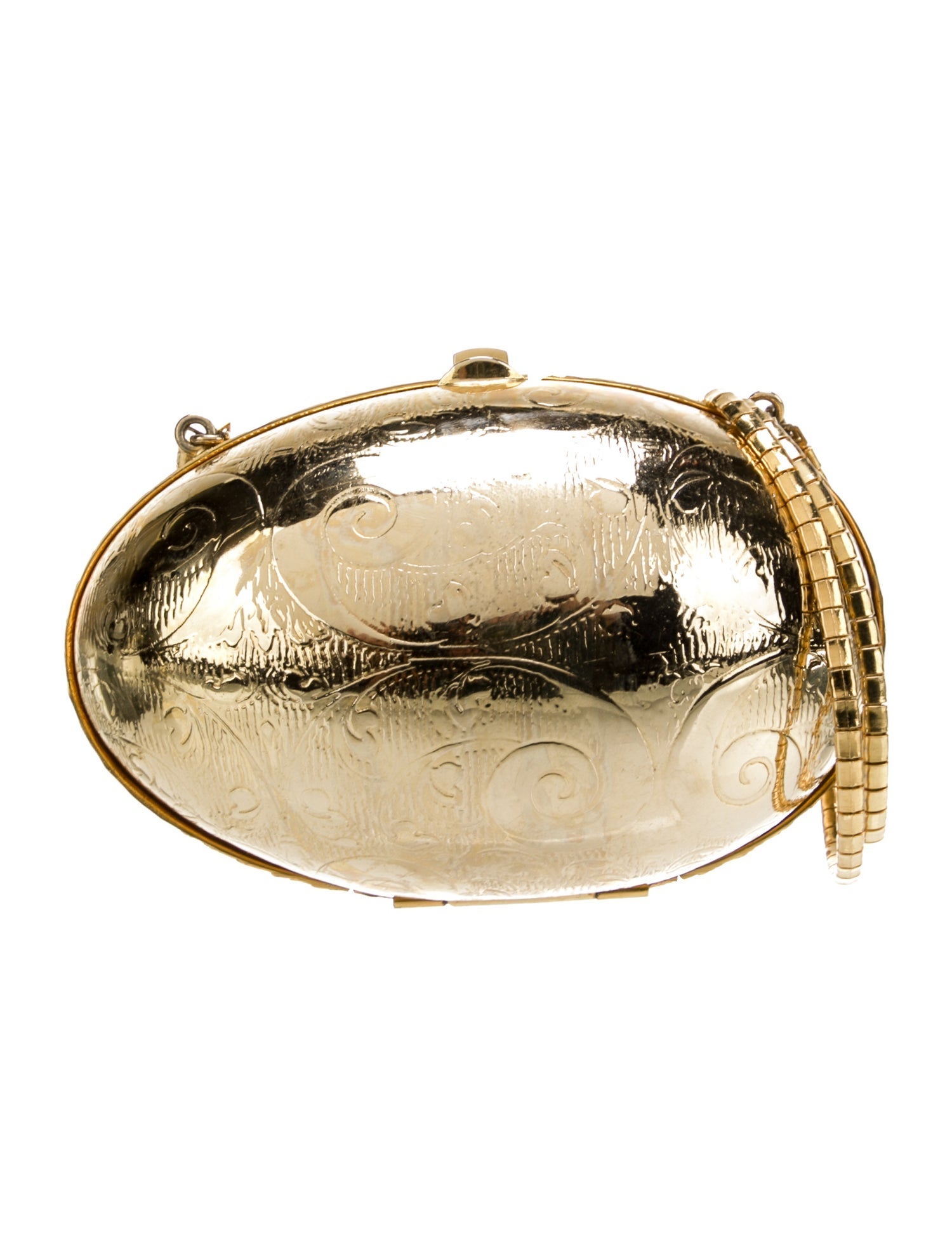 Judith Leiber Metal Shoulder Bag